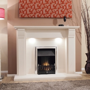 The Camacha Limestone Fireplace - Newman